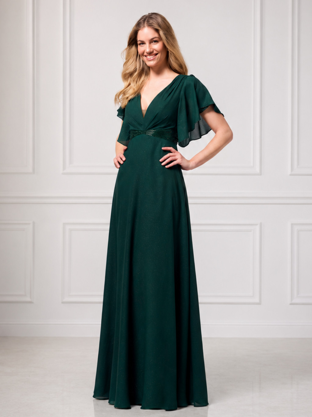 5364 green dark glitter