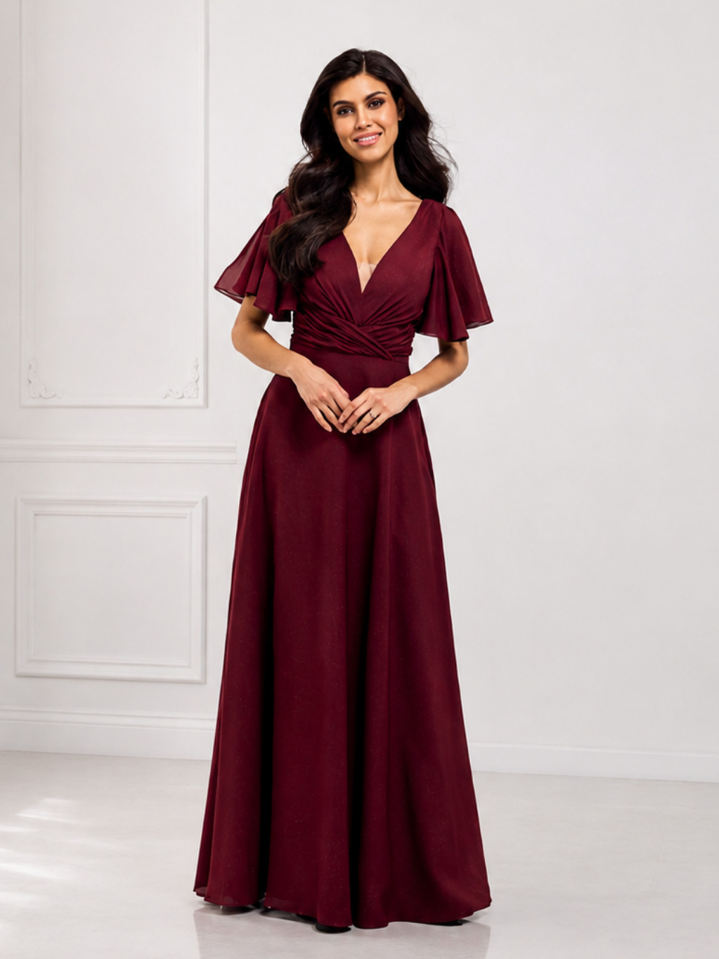 5424 burgundy glitter