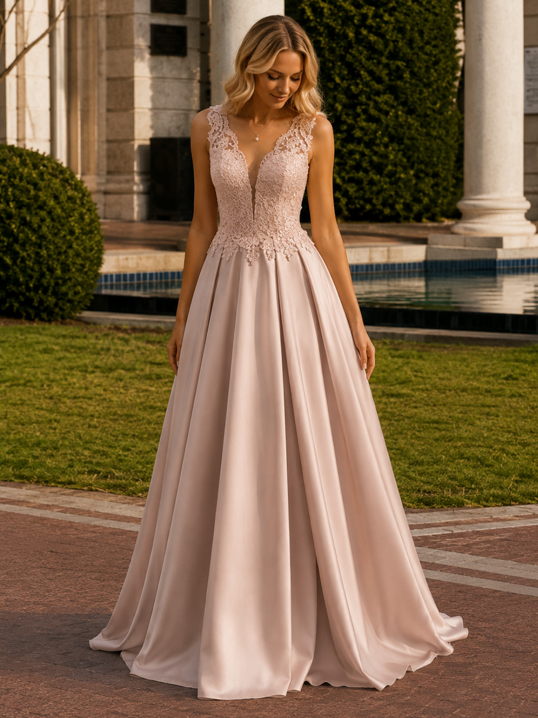 Santorini Satin Pink